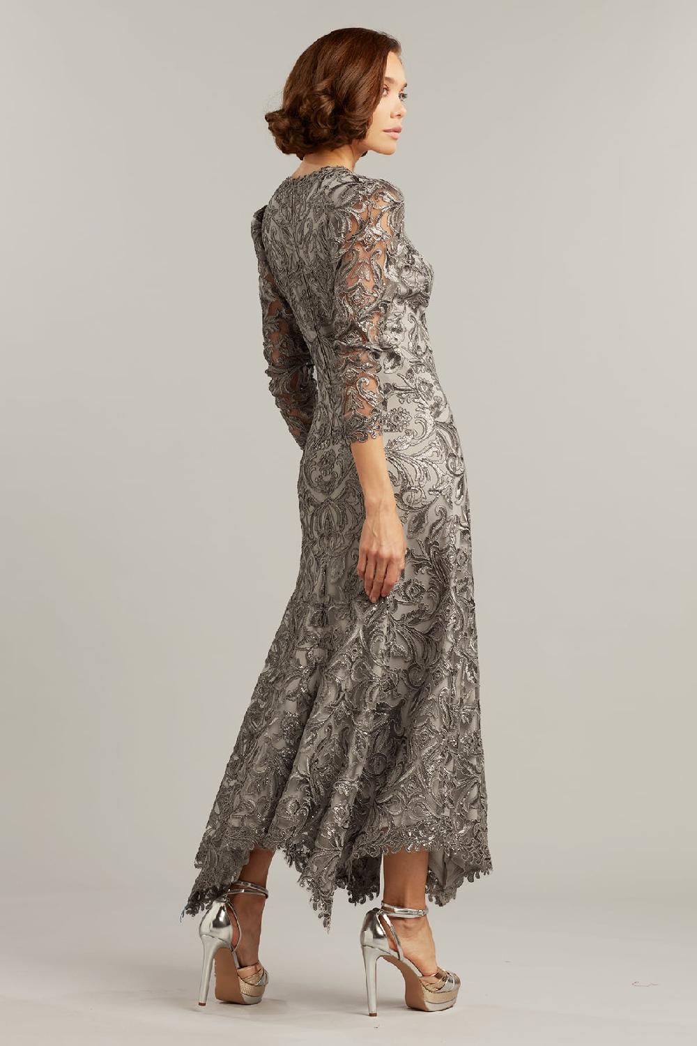 Tadashi Shoji Vivar Handkerchief Hem Dress