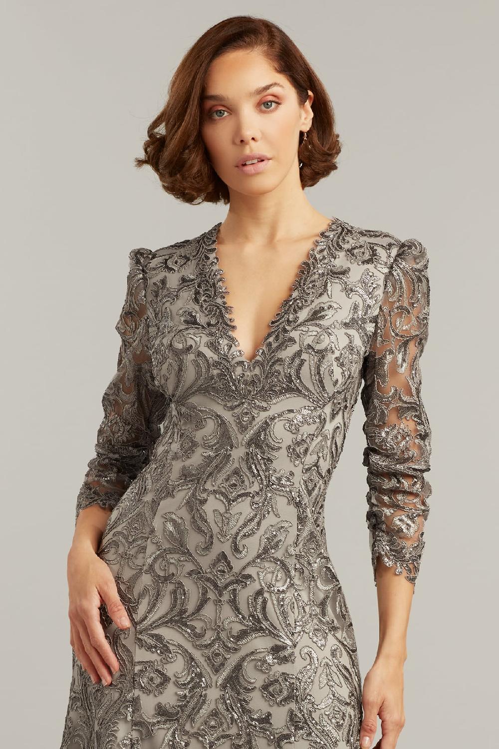 Tadashi Shoji Vivar Handkerchief Hem Dress