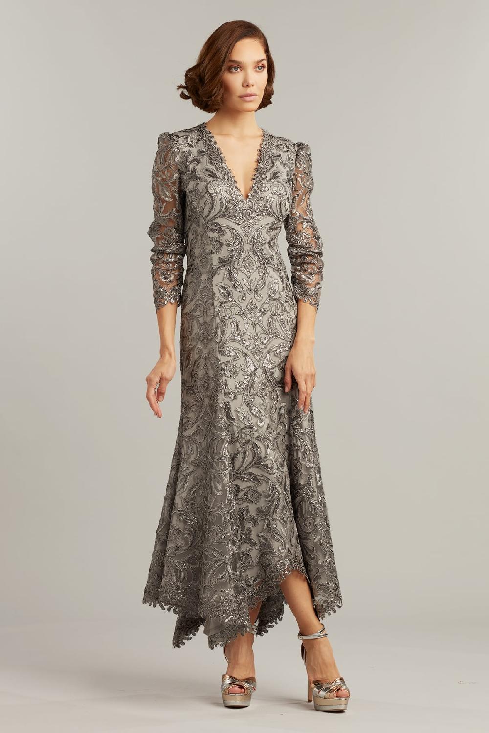 tadashi shoji Vivar Handkerchief Hem Dress