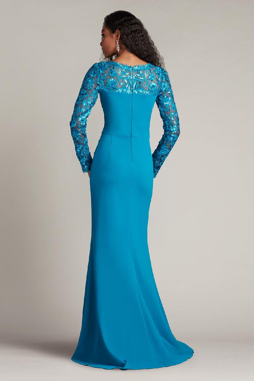 Tadashi Shoji Whitley Sequin Embroidered Gown