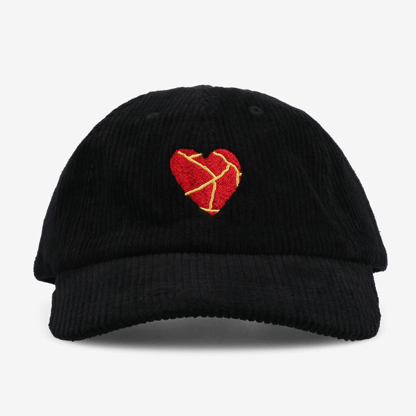 taft Take Care Heart Corduroy Hat in Black