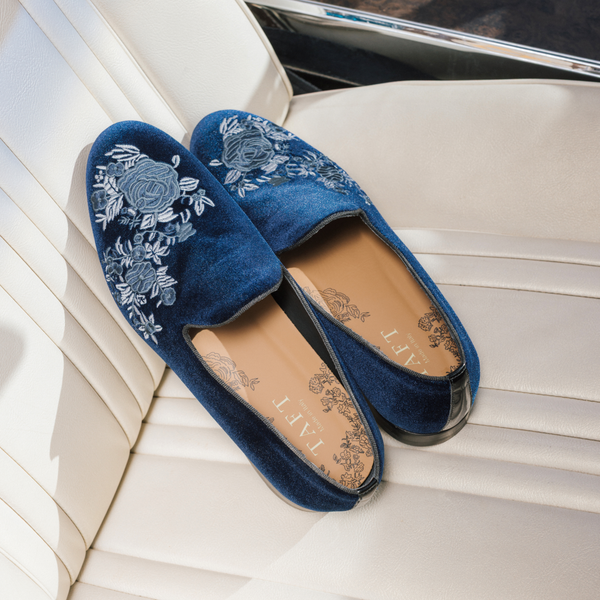 Taft The Estate Slipper In Navy