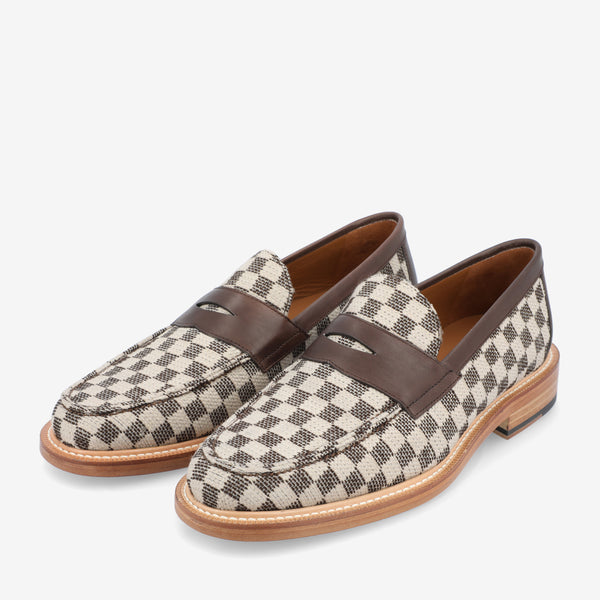 Taft The Fitz Loafer In Brown Check