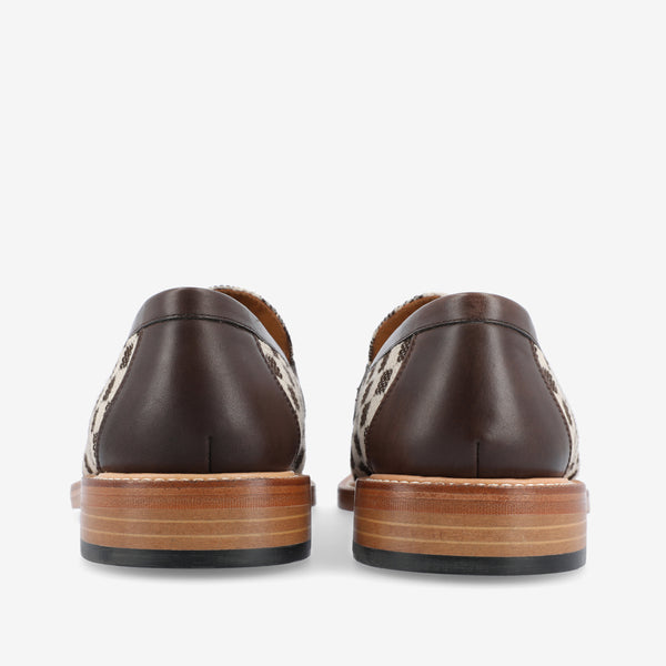 Taft The Fitz Loafer In Brown Check