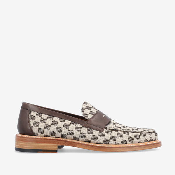 taft The Fitz Loafer in Brown Check