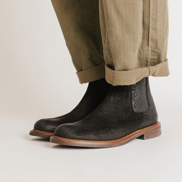 Taft The Glen Boot In Black Suede