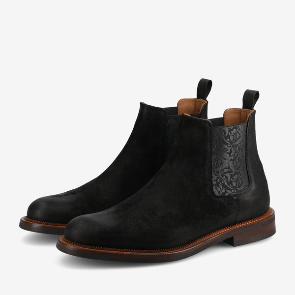 Taft The Glen Boot In Black Suede