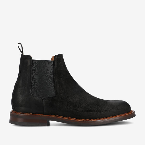 taft The Glen Boot in Black Suede