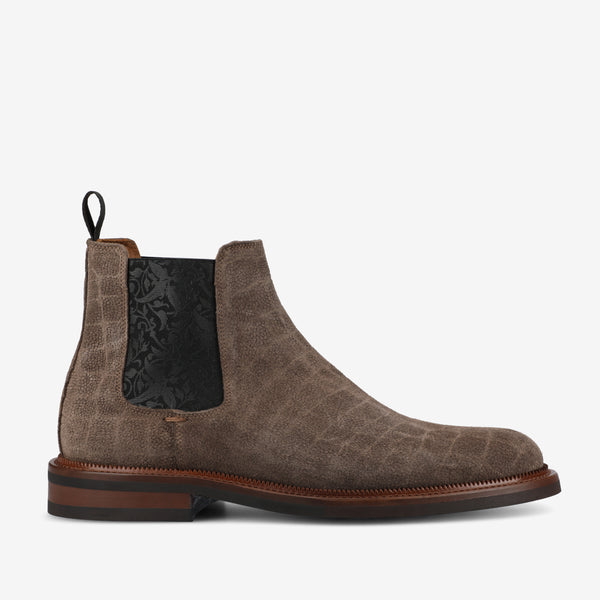 taft The Glen Boot in Taupe Croco
