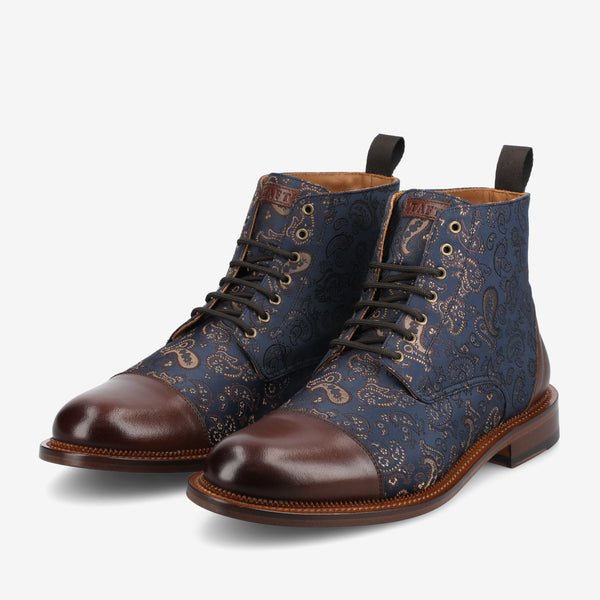 Taft The Jack Dress Boot In Brown Paisley