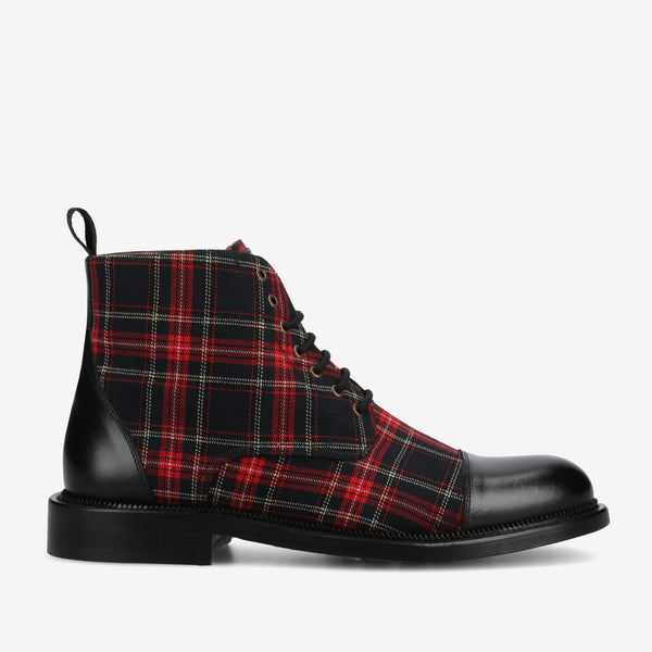 taft The Jack Dress Boot in Red Plaid