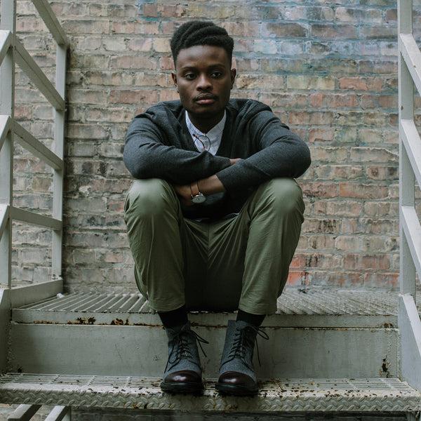 Taft The Jack In Grey/Oxblood