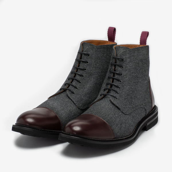 Taft The Jack In Grey/Oxblood