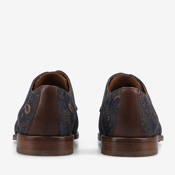 Taft The Jack Oxford Shoe In Brown Paisley