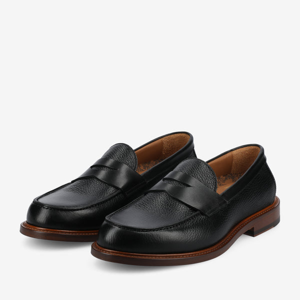Taft The Jack Penny Loafer In Black