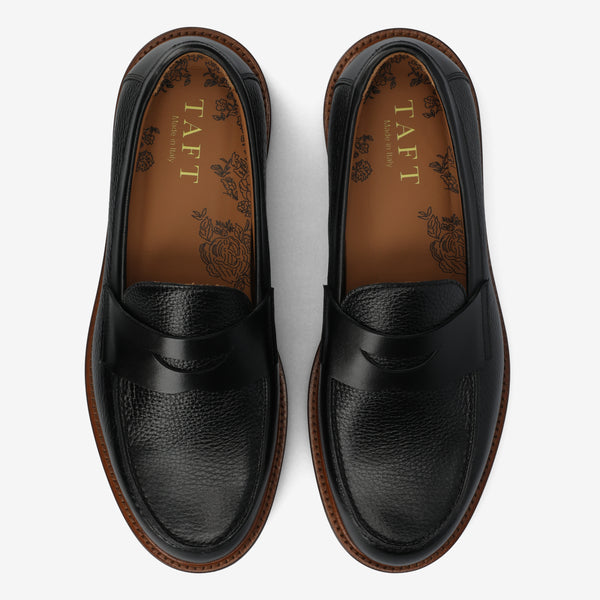 Taft The Jack Penny Loafer In Black