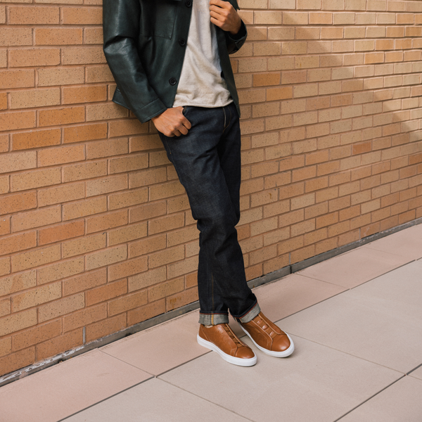 Taft The James Sneaker In Tan