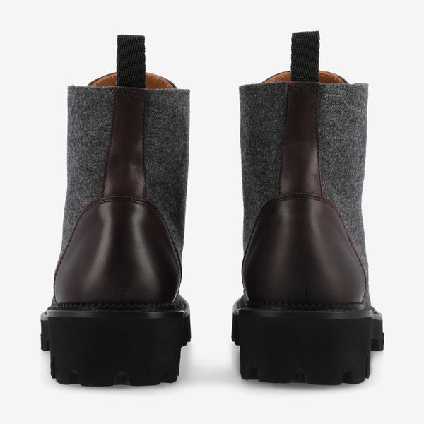 Taft The Jill Boot In Grey/Oxblood