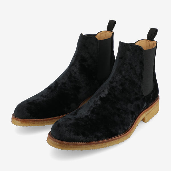 Taft The Jude Boot In Black Velour