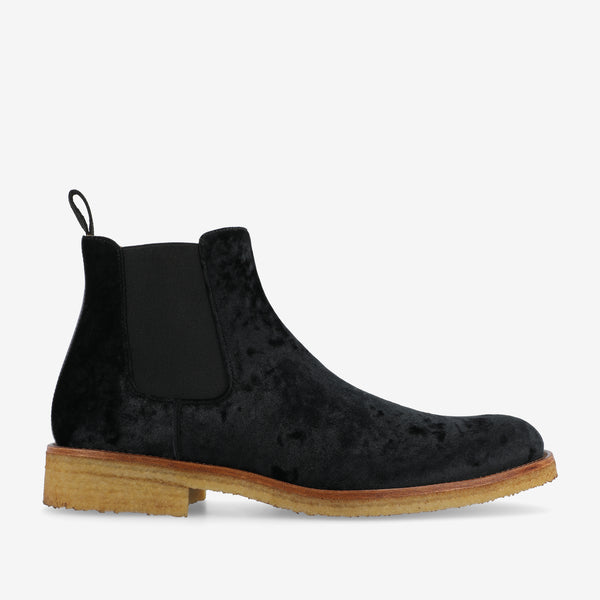taft The Jude Boot in Black Velour