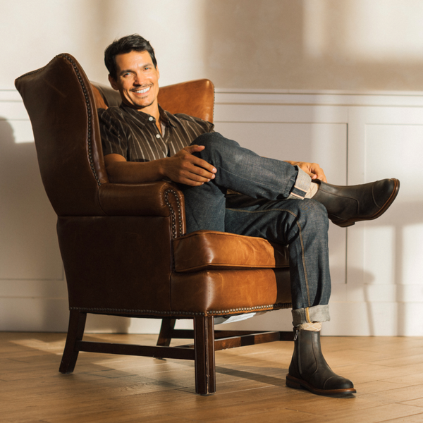 Taft The Lewis Boot In Dark Brown