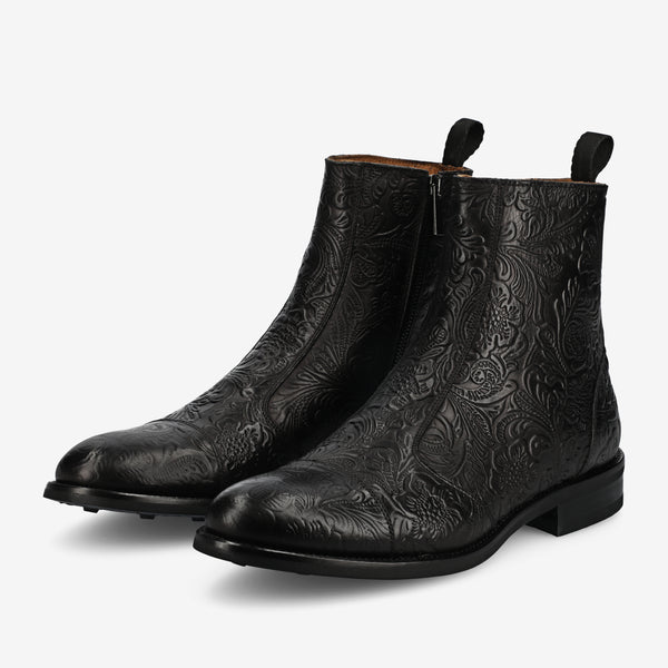 Taft The Lewis Boot In Noir Viejo