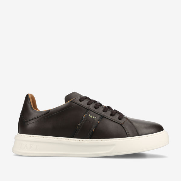 taft The Logan Sneaker in Chocolate