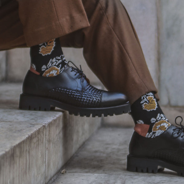 Taft The Lucia Shoe In Black Woven