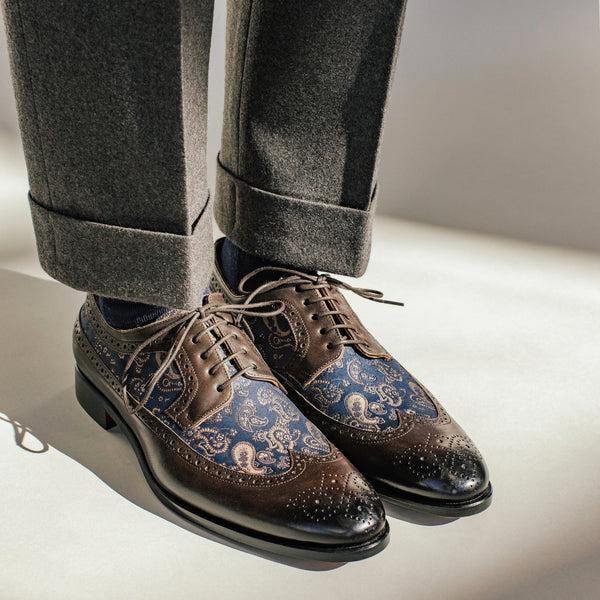 Taft The Preston Shoe In Brown Paisley