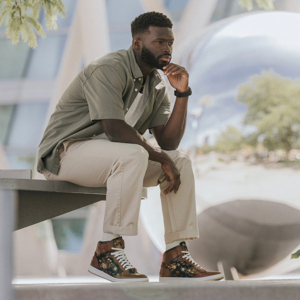 Taft The Rapido High-top Sneaker In Eden Cognac