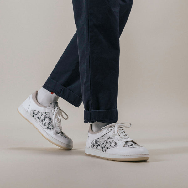 Taft The Rapido Low Sneaker In Eden Blanc