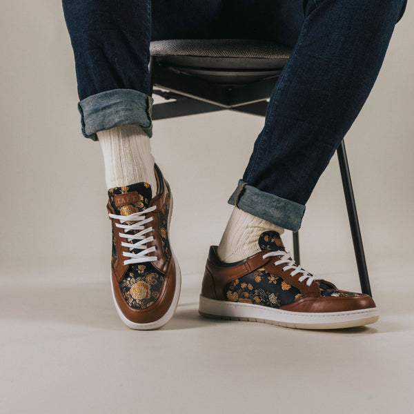 Taft The Rapido Low Sneaker In Eden Cognac