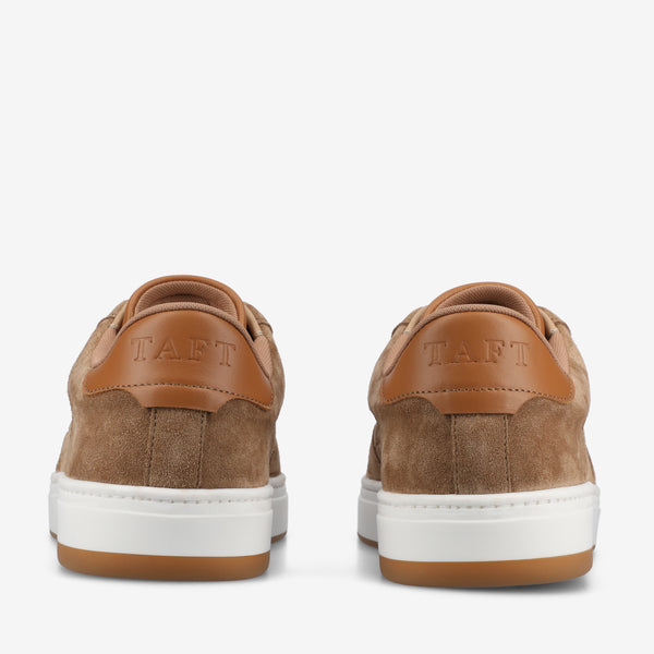 Taft The Rapido Low-Top Sneaker In Taupe Suede