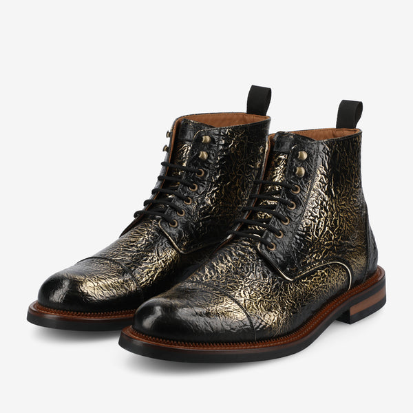 Taft The Rome Boot In Gilded Gold