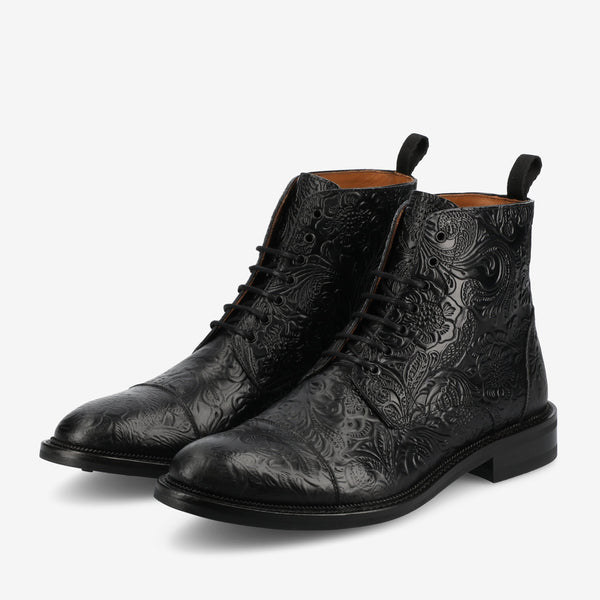 Taft The Rome Boot In Noir Viejo
