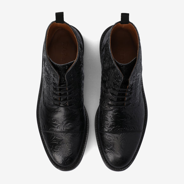Taft The Rome Boot In Noir Viejo