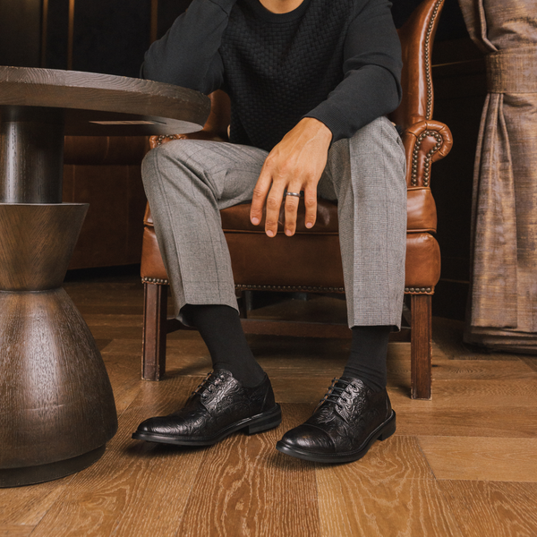 Taft The Rome Shoe In Noir Viejo