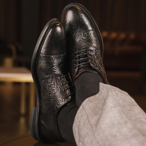 Taft The Rome Shoe In Noir Viejo