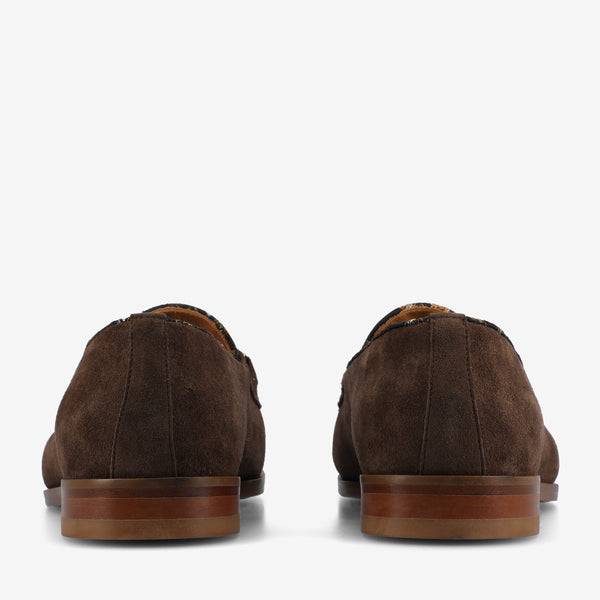 Taft The Russell In Taupe Suede