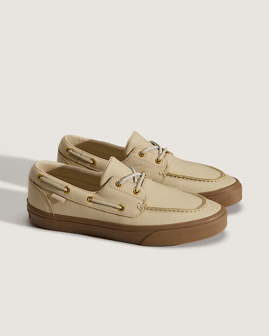 Taka Hayashi For Vault By Vans 2-Eyelet Boat Shoe Tan Brown