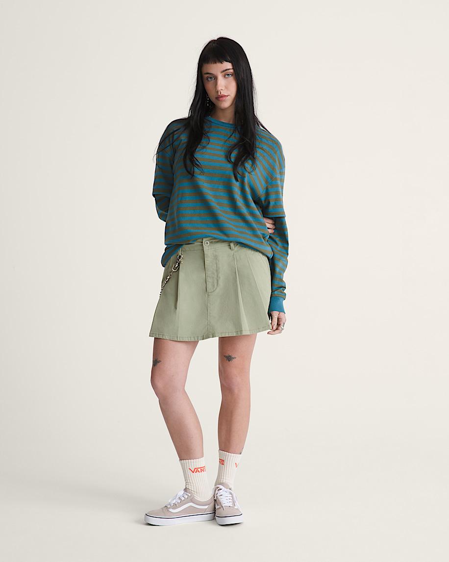 Taka Hayashi For Vault By Vans Authentic Chino Mini Skirt Soft Sage Green