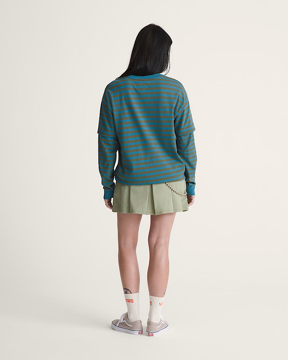Taka Hayashi For Vault By Vans Authentic Chino Mini Skirt Soft Sage Green