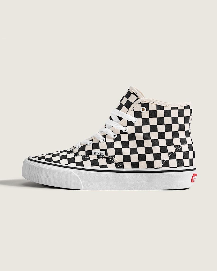 taka hayashi for vault by vans Authentic Hi 2.0 Checkerboard Shoe Checkerboard Black True White