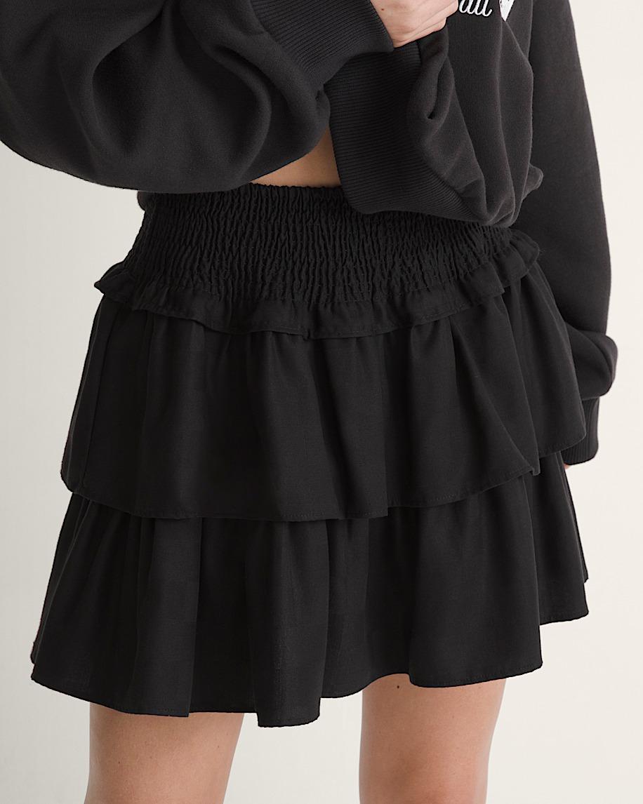 Taka Hayashi For Vault By Vans Ava Tiered Mini Skirt Black