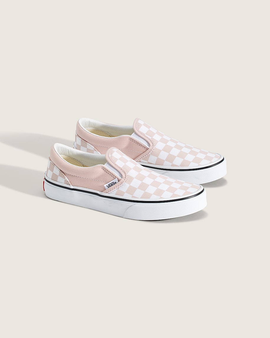 Taka Hayashi For Vault By Vans Big Kids Classic Slip-On Checkerboard Shoe Checkerboard Sepia Rose