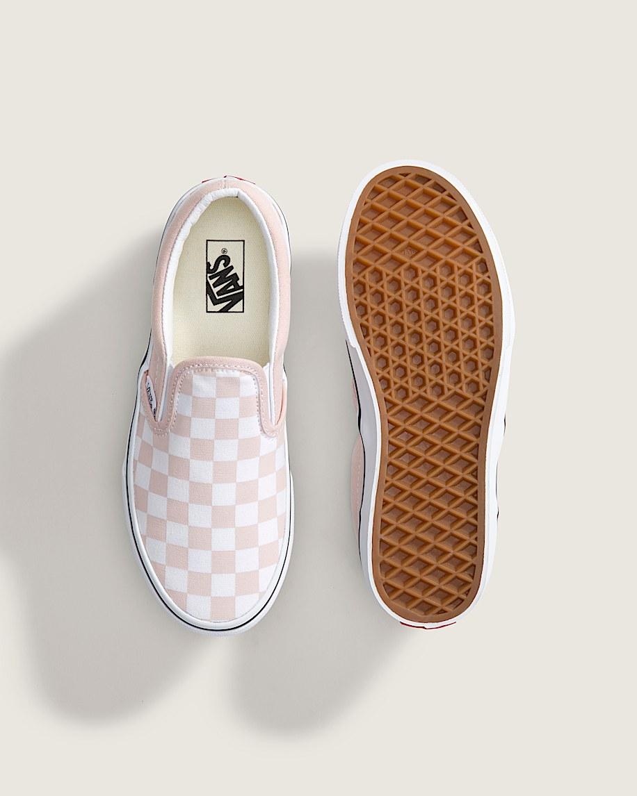 Taka Hayashi For Vault By Vans Big Kids Classic Slip-On Checkerboard Shoe Checkerboard Sepia Rose