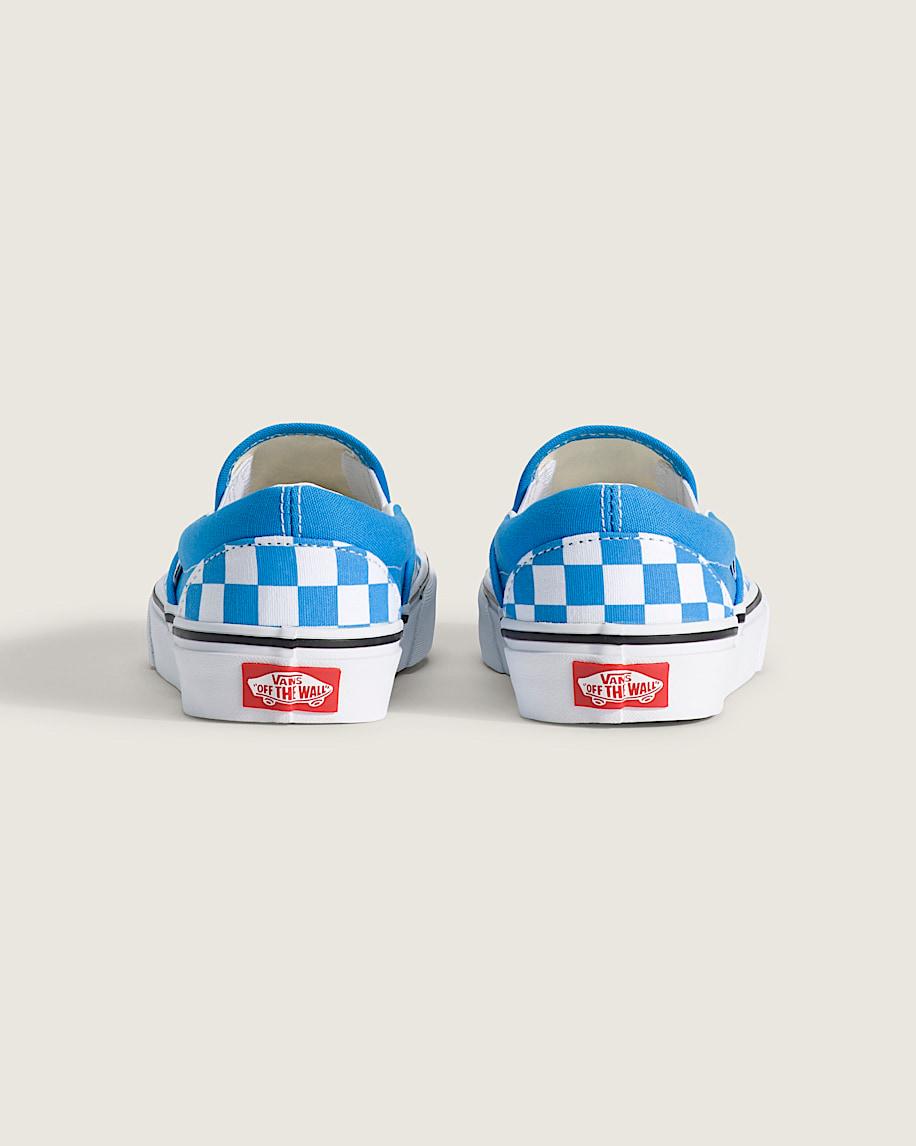 Taka Hayashi For Vault By Vans Big Kids Classic Slip-On Checkerboard Shoe Checkerboard Bright Azure Blue