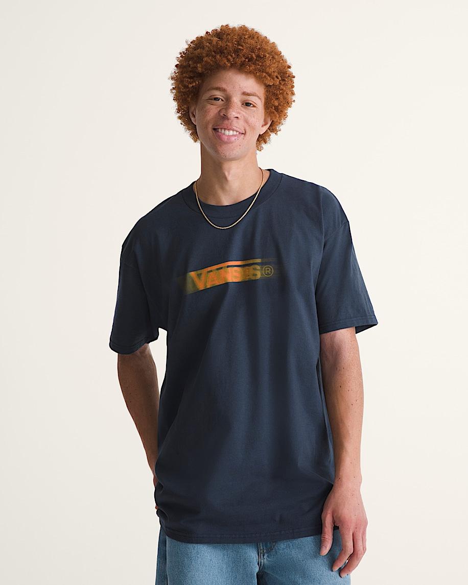 Taka Hayashi For Vault By Vans Blur Drop T-Shirt Navy