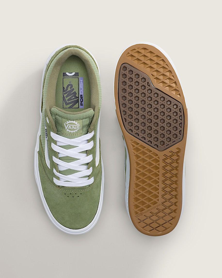 Taka Hayashi For Vault By Vans BMX Proof Wafflecup Shoe Olive Green White