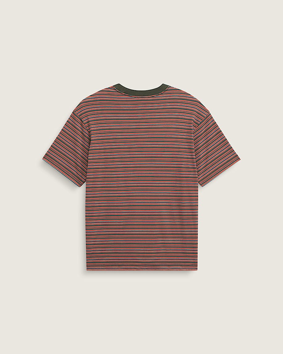 Taka Hayashi For Vault By Vans Cameron Stripe Knit Shirt Obsidian Fern-Light Bronze